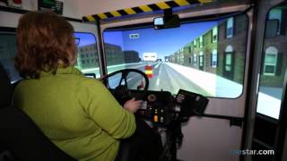 Take a turn in TTC bus simulator [upl. by Neivad]