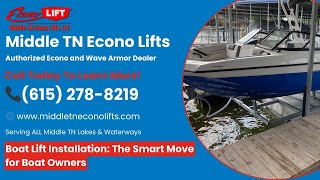 Boat Lift Installation The Smart Move for Boat Owners [upl. by Celtic207]