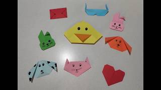 Origami semplici per bambini della scuola primaria [upl. by Vitek]