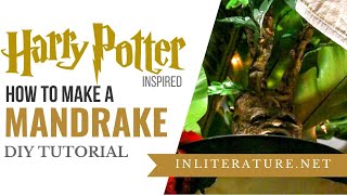 How To Make A Mandrake Hogwarts Herbology  In Literature [upl. by Atram742]