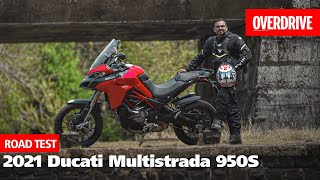 2021 Ducati Multistrada 950S review  the fast red Italian is worth every penny  OVERDRIVE [upl. by Enoed]