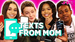 Ravens Home Cast Reads Texts From Mom [upl. by Nylesoy887]