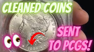 I Cleaned Valuable Coins amp Sent them to PCGS  Results [upl. by Eciram425]