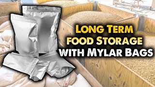 Long Term Food Storage with Mylar Bag  Jose amp Shereece Sanchez [upl. by Aloel]