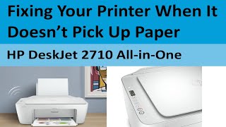 HP DeskJet Printer Paper Pick up Problem  Paper Feed Issue  HP DeskJet 2710 [upl. by Mundt]