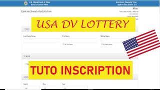 comment sinscrire à la dv loterie 2024  Tuto inscription [upl. by Alica644]