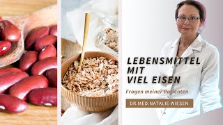 Was essen bei Eisenmangel  Fragen meiner Patienten  Praxis Drmed Natalie Wiesen [upl. by Novyaj643]