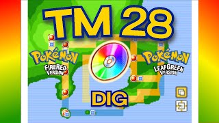 How to get TM 28 DIG in Pokemon Fire Red  Leaf Green [upl. by Ahtebat]