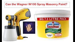 Can the Wagner W100 Spray Masonry Paint [upl. by Aker334]