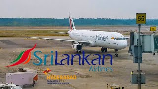 SriLankan A321  Hyderabad to Colombo  Economy Class  Flight Review [upl. by Carri]