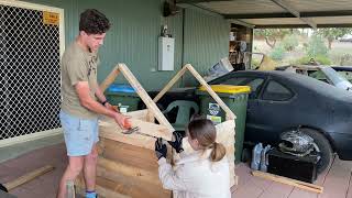 How to build a Dog Kennel for Under 50 DIY Dog cage for a big Dog [upl. by Whitelaw]