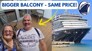 Holland America Oosterdam Cruise Ship Balcony Cabin Tour and Review [upl. by Duster]