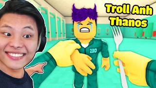 ROBLOX JAYGRAY TROLL ANH THANOS SQUID GAME MAX HÀI🍴🦑🌈THỬ THÁCH BIẾN HÌNH TRÒ CHƠI CON MỰC PHẦN 3 [upl. by Nonnek336]