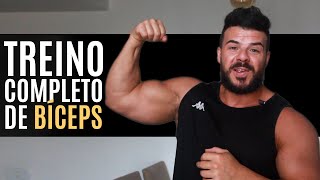 TREINO P BÍCEPS COMPLETO EM CASA EM 10 MINUTOS [upl. by Suriaj]