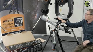 The Celestron Starsense Explorer LT 70AZ Unboxing Assembling and Using [upl. by Anaujd32]