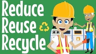 Reduce Reuse Recycle Song  Sustainability Song for Schools  Protect Our Planet [upl. by Olshausen696]