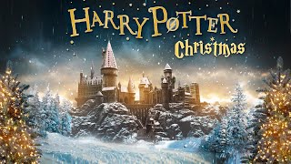 8 Hours Harry Potter Christmas 🎄 ASMR Ambience ⋄ Hogwarts The burrow and More 🎁✨ Cozy Winter Scenes [upl. by Wilkens]