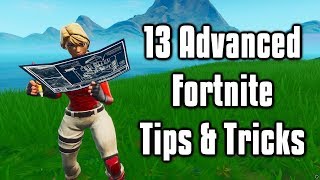 13 Advanced Fortnite Tips amp Tricks  Building Editing and Game Sense Pro Tips [upl. by Maxwell665]