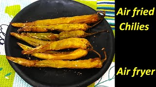 Air Fried green chili In Air fryer [upl. by Klump860]