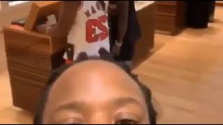 Rapper Da Baby knocks guy out 👊🏾 in the mall For running his mouth 👀 [upl. by Deck893]