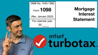 IRS Form 1098Mortgage Interest  TurboTax [upl. by Stolzer]