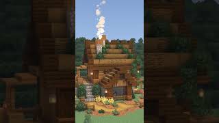 Building a starter survival cabin in Minecraft [upl. by Llenyl]