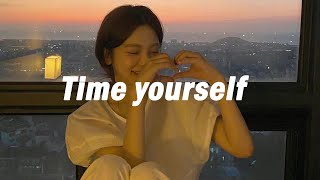 Playlist a little time with yourself [upl. by Bocyaj]