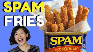 SPAM FRIES  crispy breaded meat fries  You Made What [upl. by Enihsnus68]