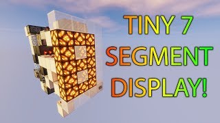 Smallest 7 Segment Display Tutorial [upl. by Amadas]