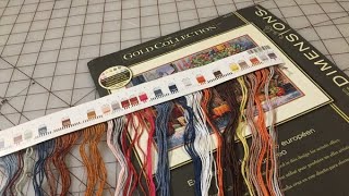 Dimensions Counted Cross Stitch Kits  How to Use that Floss Organizer  Flosstube Extra [upl. by Sinegra419]