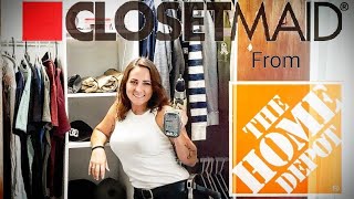 DIY ClosetMaid Organizers Assembly amp Installation amp Review from Home Depot [upl. by Ylesara234]