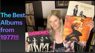 The Best Albums from 1977 A Rundown of My Favorite Albums 🎸🔥 [upl. by Adnak]