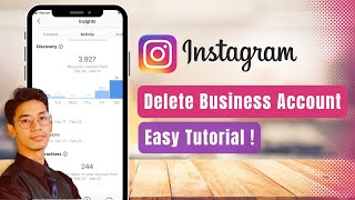 How to Delete Instagram Business Account [upl. by Nytsyrk]