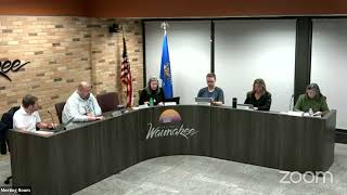 Village of Waunakee Village Board Meeting 11623 [upl. by Karalynn]