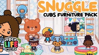 Toca Life World Update SNUGGLE CUBS Furniture Pack Atualização Pacote de móveis dos FILHOTES FOFOS [upl. by Gloria]