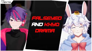 FalseEyeD and Khyo drama [upl. by Kcirej]