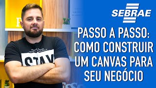 CANVAS como fazer seu modelo de negócio  SEBRAE [upl. by Nayarb]