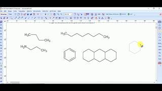 Chemsketch tutorial how to draw chemical structures Lecture 1 [upl. by Horick]