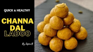 How to make Chana Dal Ladoo  Besan ke ladoo recipe Healthy high protein snack 16 Rayoh Recipe [upl. by Fasano]