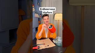 Erdbeervase töpfern DIY  Carlo Sommer [upl. by Masuh]