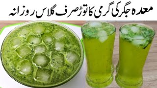 Mint Drink Recipe l Refreshing Drink for body heat l Lemon Mint Shikanji Recipe l Ramzan Iftar [upl. by Pillihpnhoj]