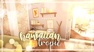 Hawaiian Tropic Home  Bloxburg Speedbuild  Nixilia [upl. by Noet]