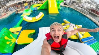 WORLDS BIGGEST INFLATABLE WATER PARK [upl. by Leizo]