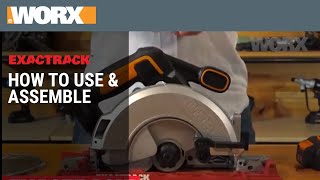 WORX 20V ExacTrack  How to Use amp Assemble [upl. by Gnoud]