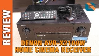 Denon AVRX2100W Home Cinema Receiver Review [upl. by Avle75]