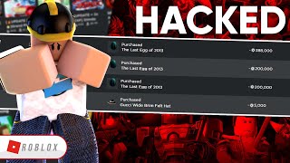 I Got HACKED Over 800000 Robux GONE Roblox [upl. by Nyleak]