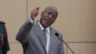 HOTUBA YA RAIS DKT MAGUFULI BAADA YA KUPOKEA TAARIFA YA UCHUNGUZI WA MCHANGA WA DHAHABU [upl. by Agretha424]