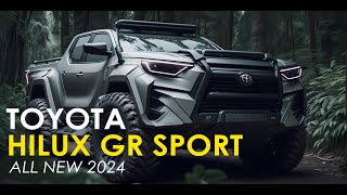 Toyota Hilux GR Sport All New Concept Car AI Design [upl. by Annekcm]