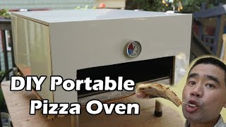 How to Make a Portable Pizza Oven  Propane Powered [upl. by Tager606]