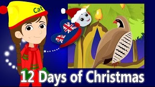 12 Days of Christmas  Christmas Songs For Children  British Kids Songs Xmas Series [upl. by Airdnna]